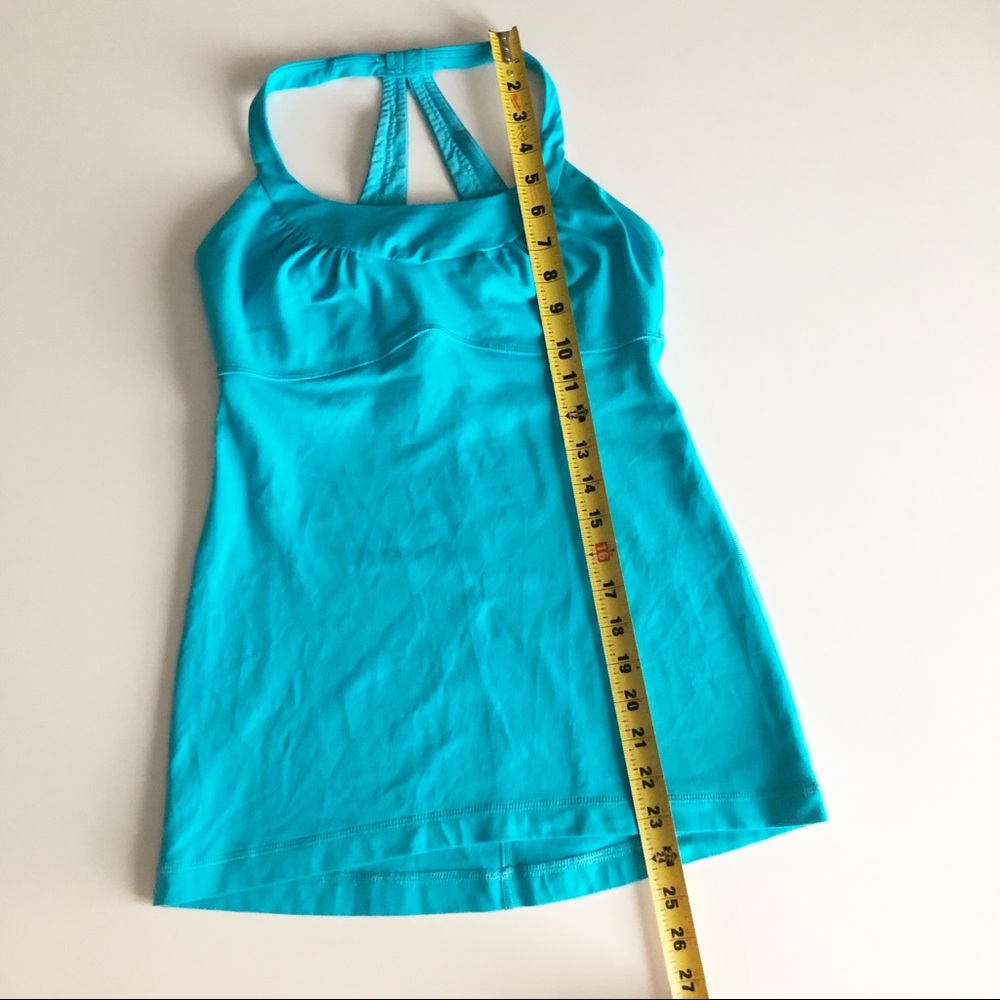 Lululemon light blue workout tank top - Picture 5 of 7